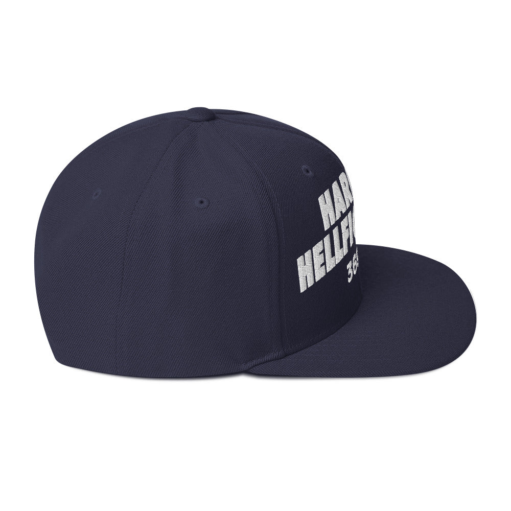 navy hat with harlem hellfighters 369th text