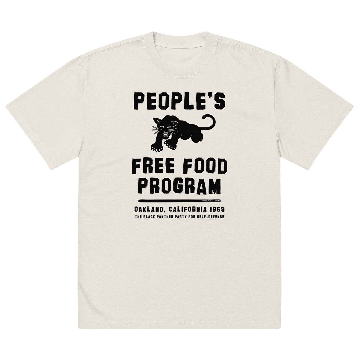 People's Free Food Program oversized premium tee