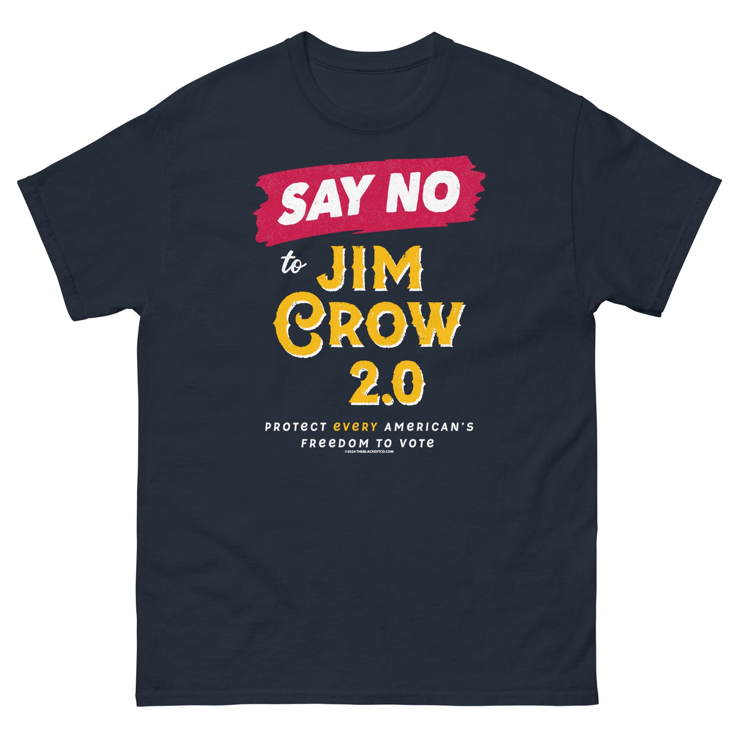 Navy Say No To Jim Crow 2.0 T-Shirt