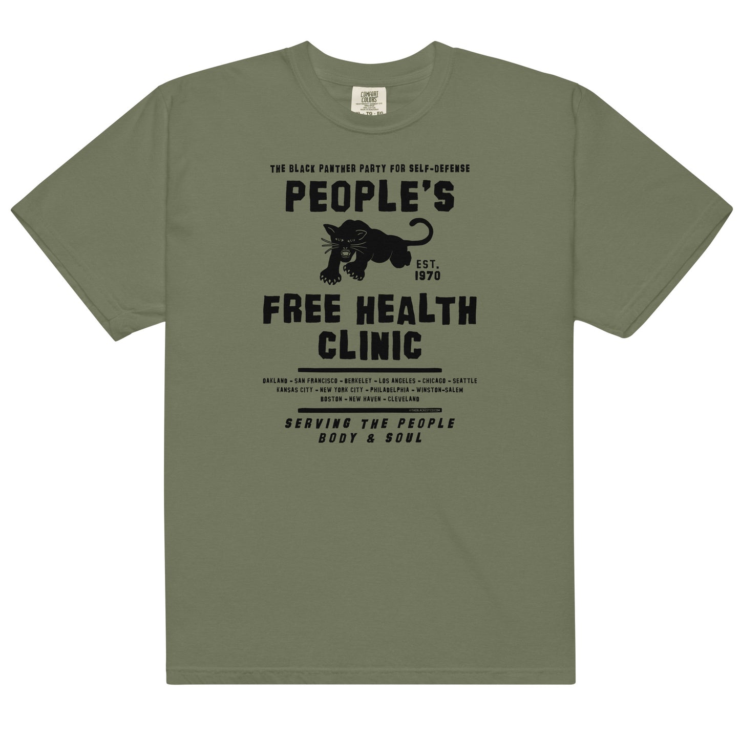 Green People's Free Health Clinic BPP T-shirt