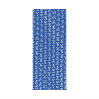 Full sheet of No Kings No Tyrants Christmas Gift Wrapping Paper by TheBlackest Co. laid flat, ideal for bold and progressive holiday gift wrapping.