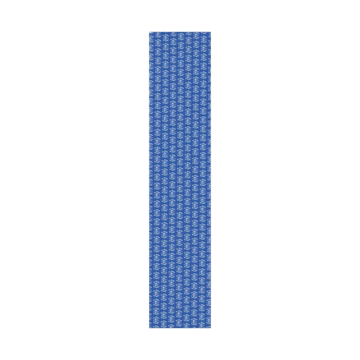 Long vertical sheet of No Kings No Tyrants Christmas Gift Wrapping Paper by TheBlackest Co., perfect for wrapping tall or narrow gifts with statement style.