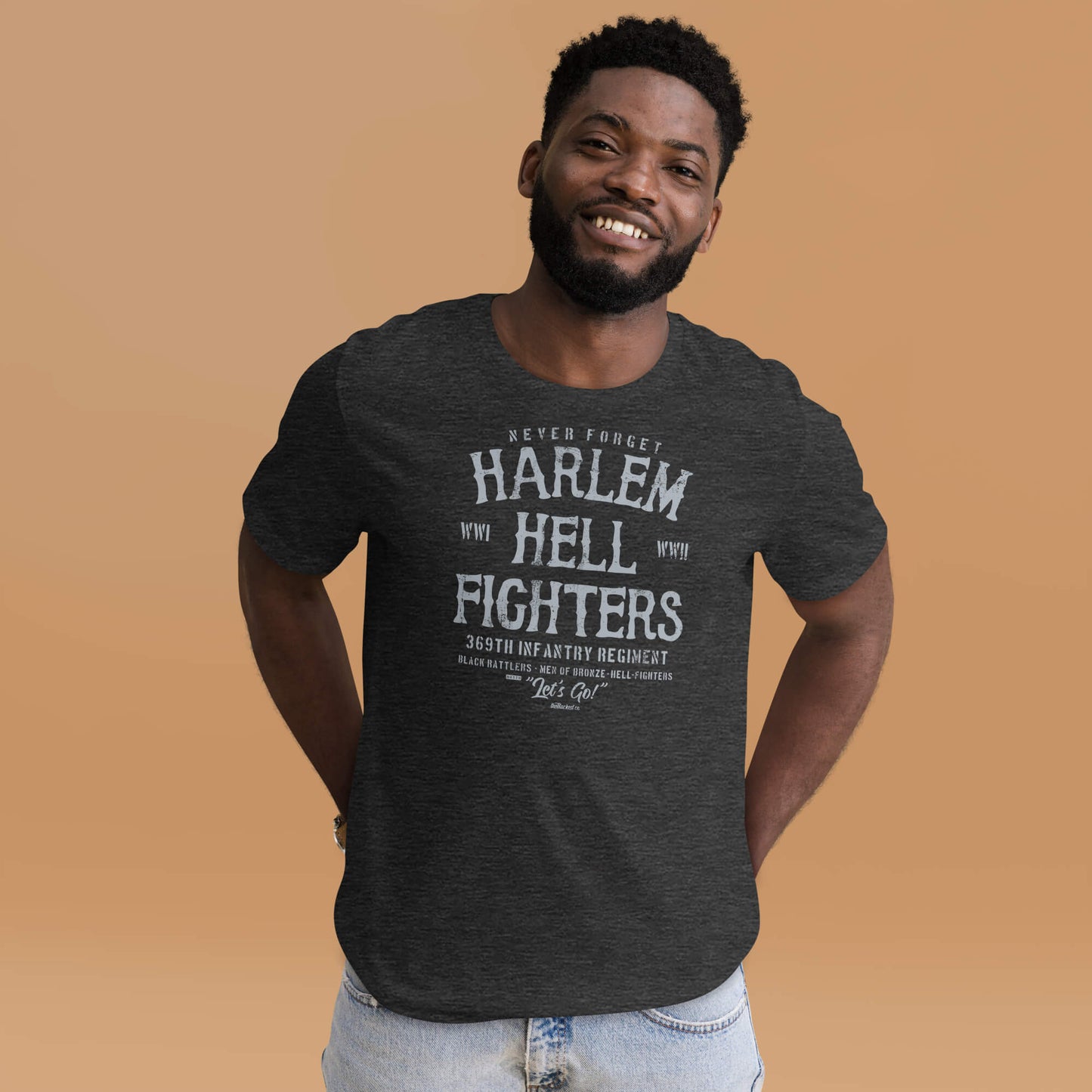 Harlem Hellfighters Black Soldiers World Wars I and II T-Shirt