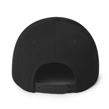a black hat with a black visor on it