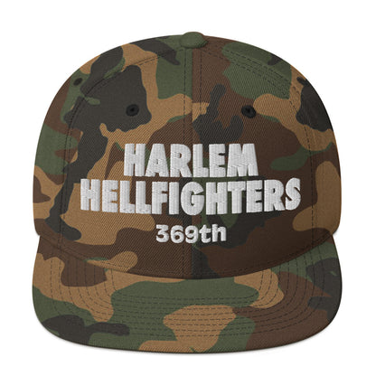 camo hat with harlem hellfighters 369th text