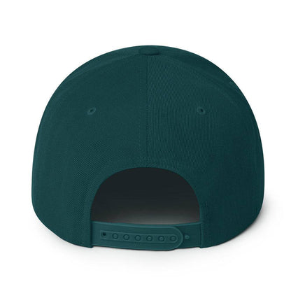 a green hat on a white background