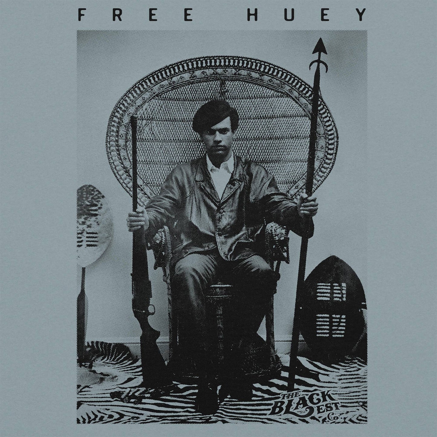 Free Huey P. Newton Premium Heavyweight Tee