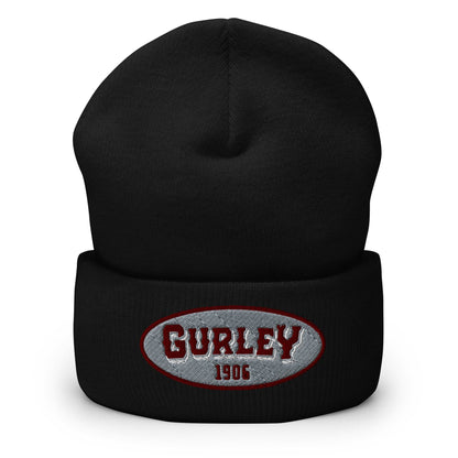 Gurley 1906 embroidered beanie in black