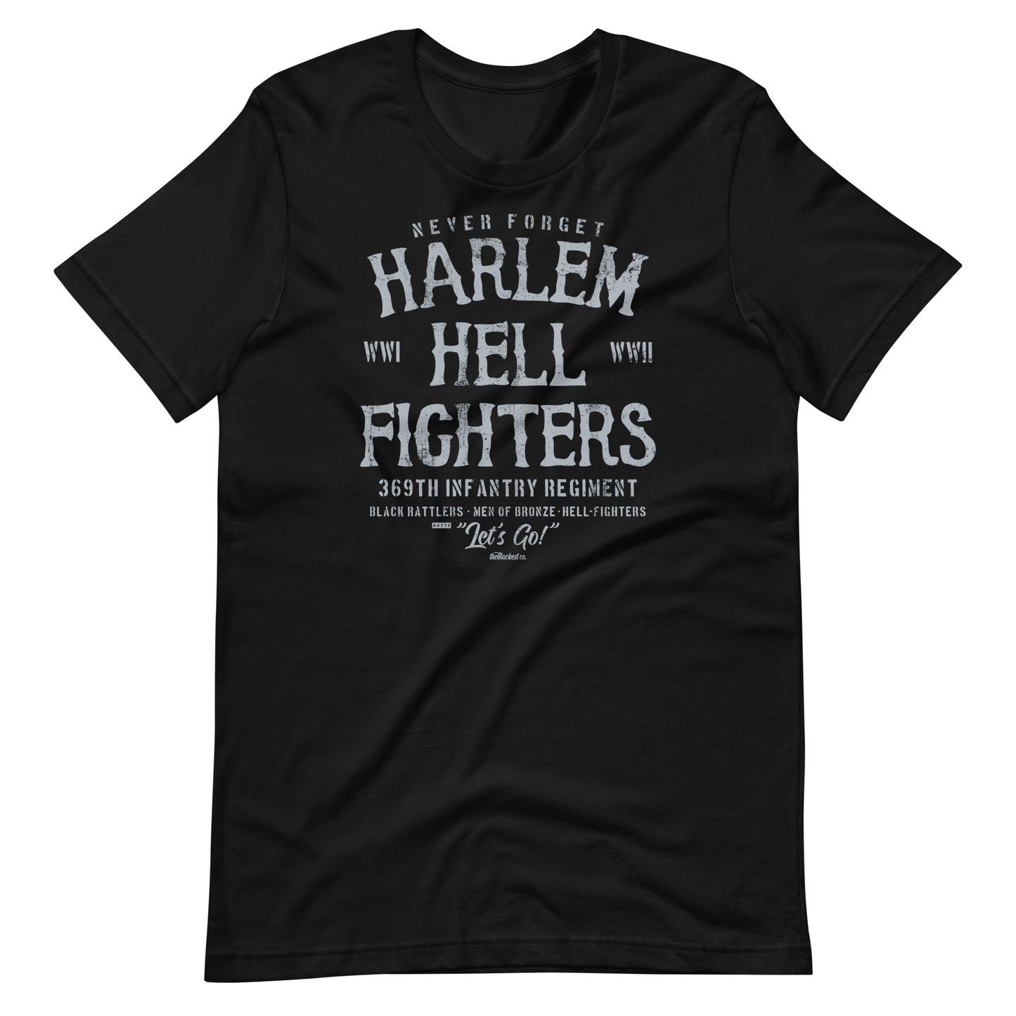 Harlem Hellfighters Black Soldiers World Wars I and II T-Shirt