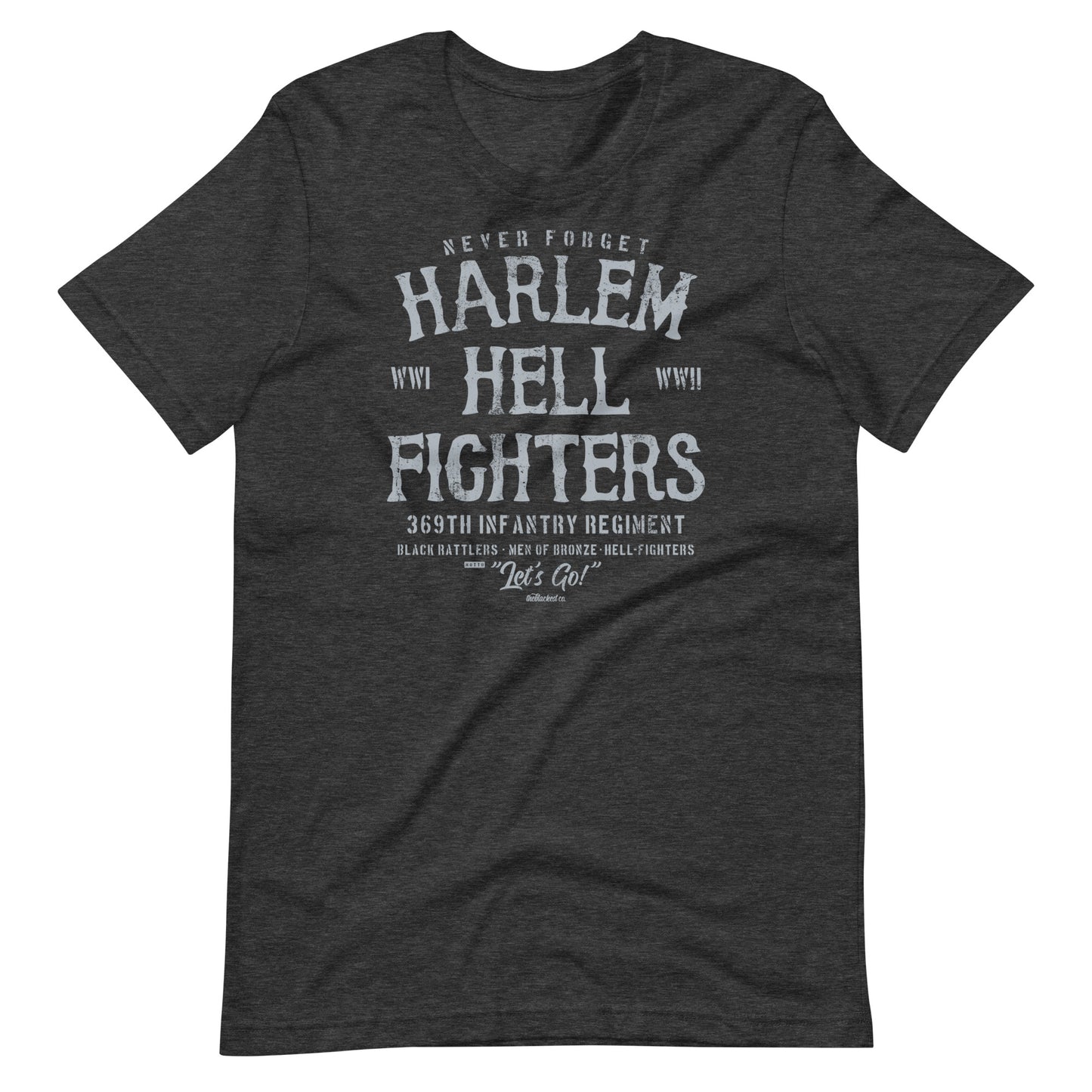 Harlem Hellfighters Black Soldiers World Wars I and II T-Shirt