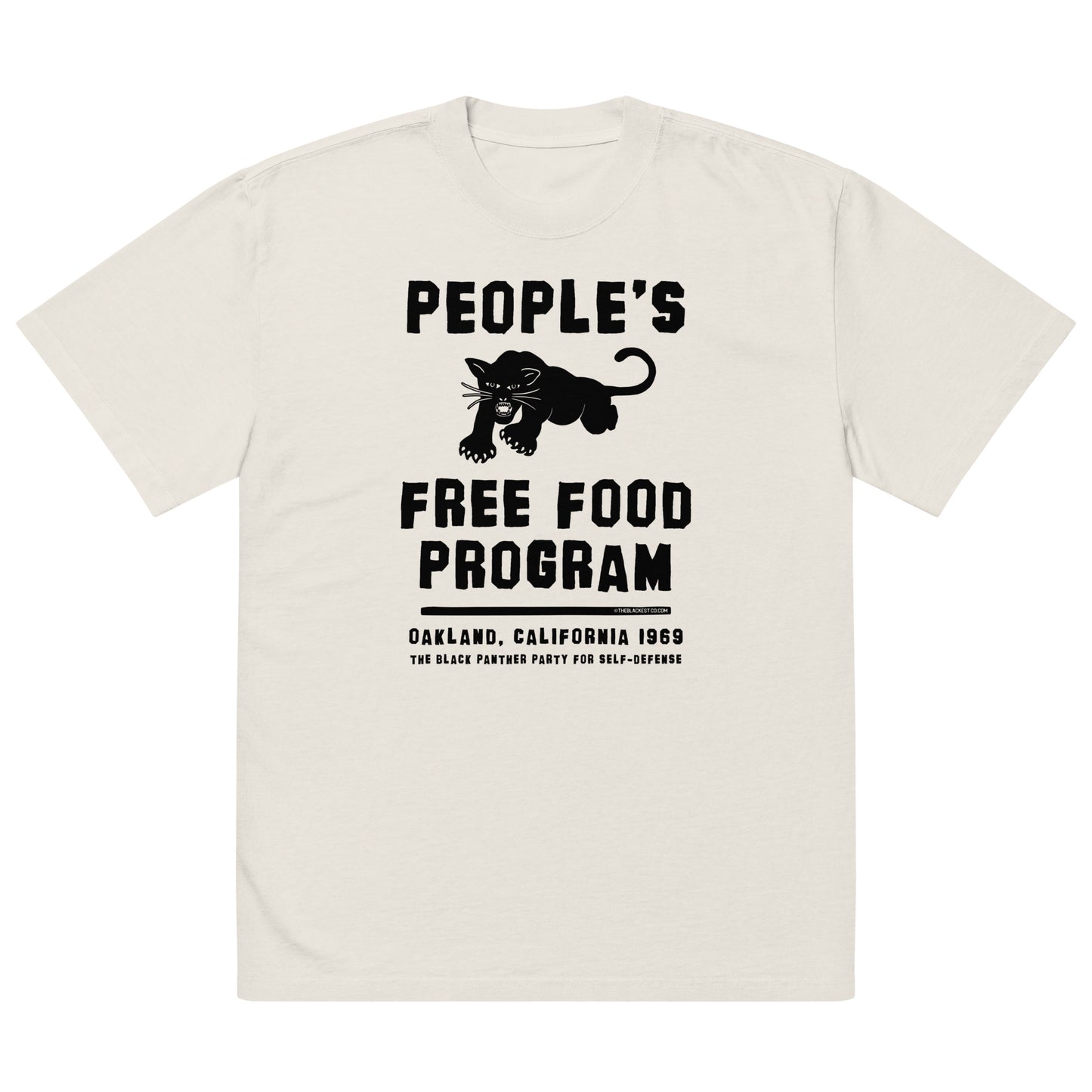 People's Free Food Program Oversized Premium Tee