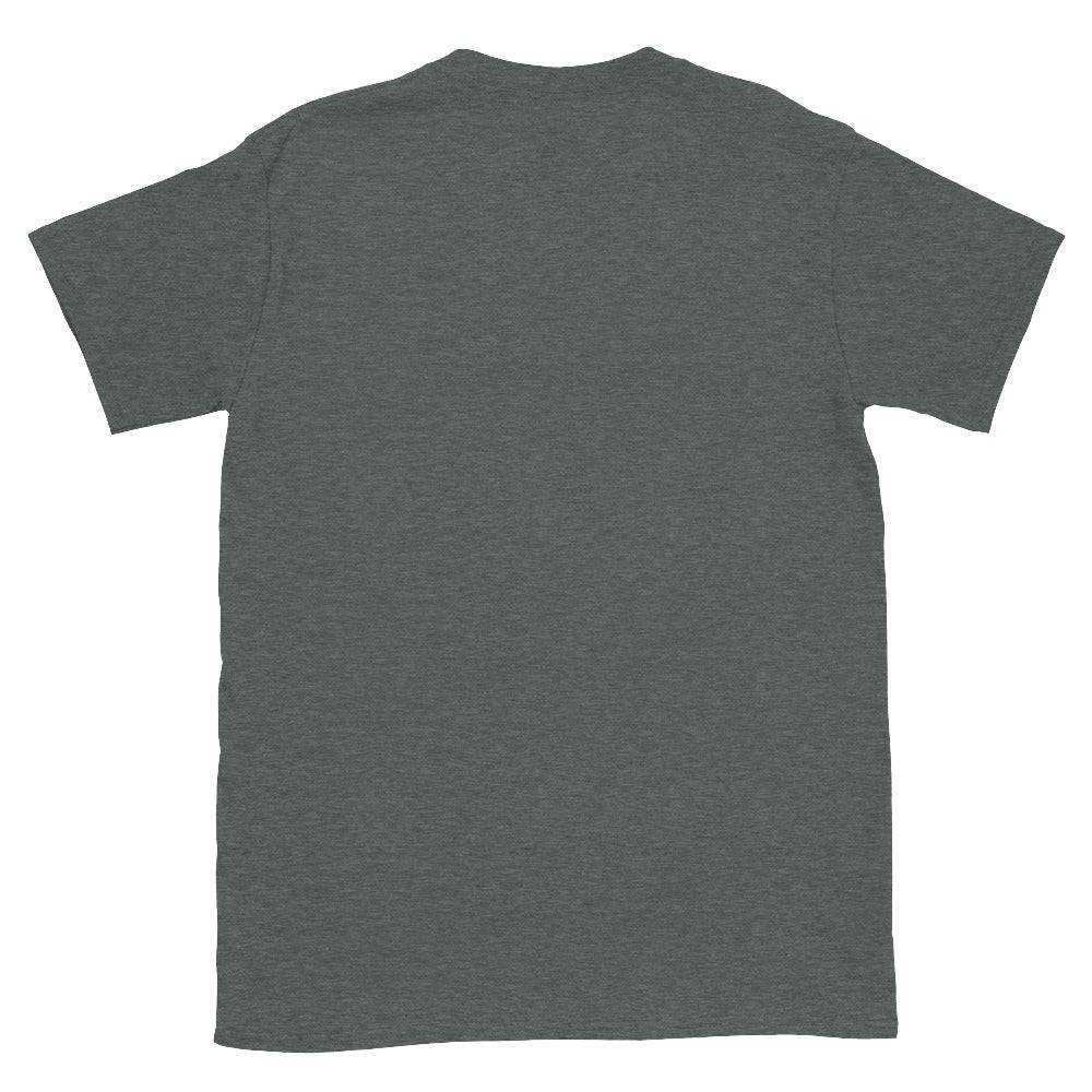 back of a heather grey t shirt