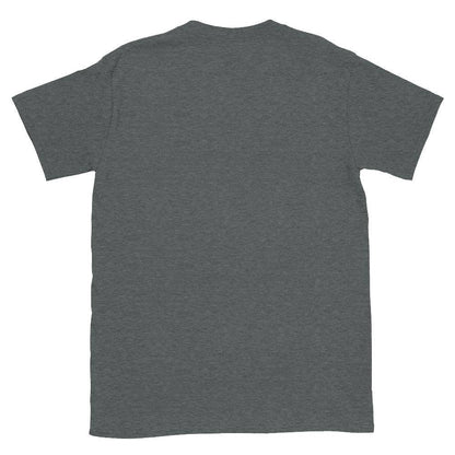 back of a heather grey t shirt