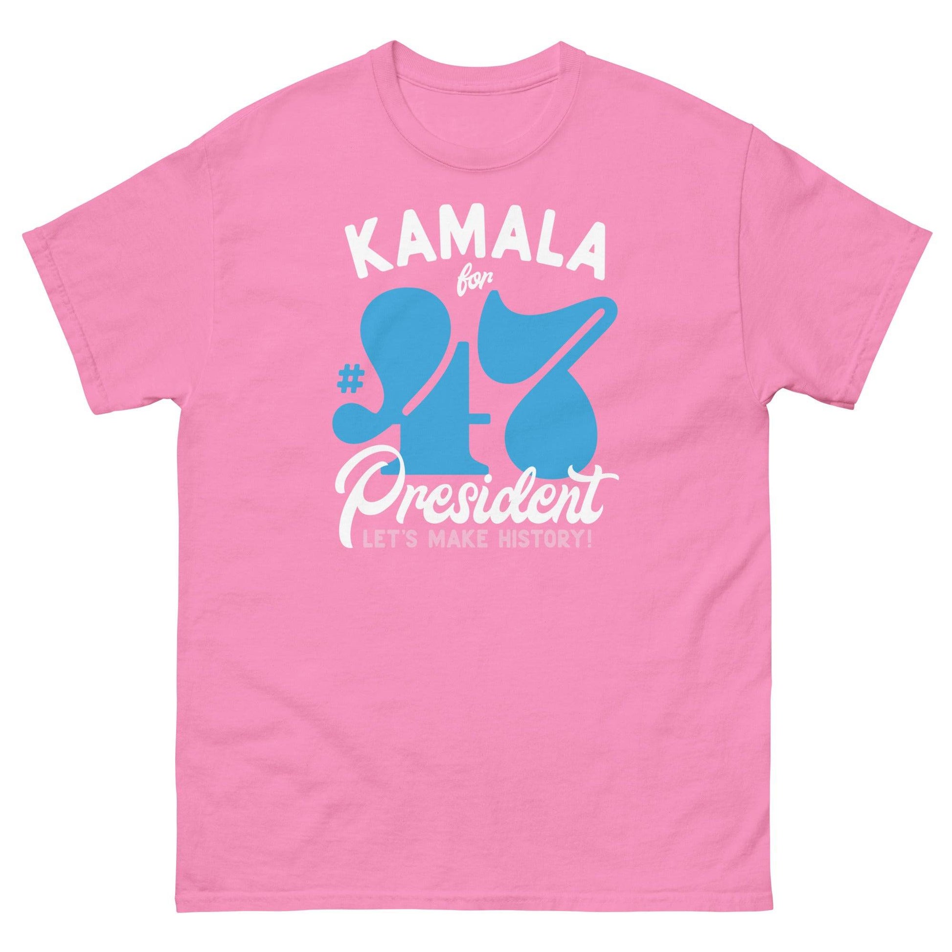 Pink Kamala Harris 47 Supporter T-Shirt