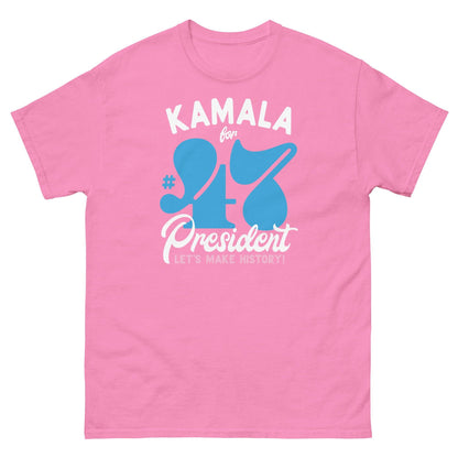 Pink Kamala Harris 47 Supporter T-Shirt