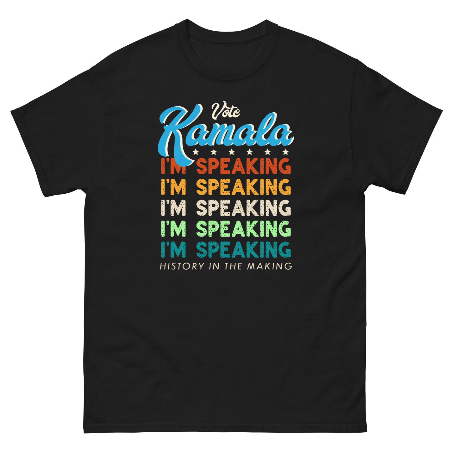 Black Kamala I'm Speaking Harris 2024 T-Shirt