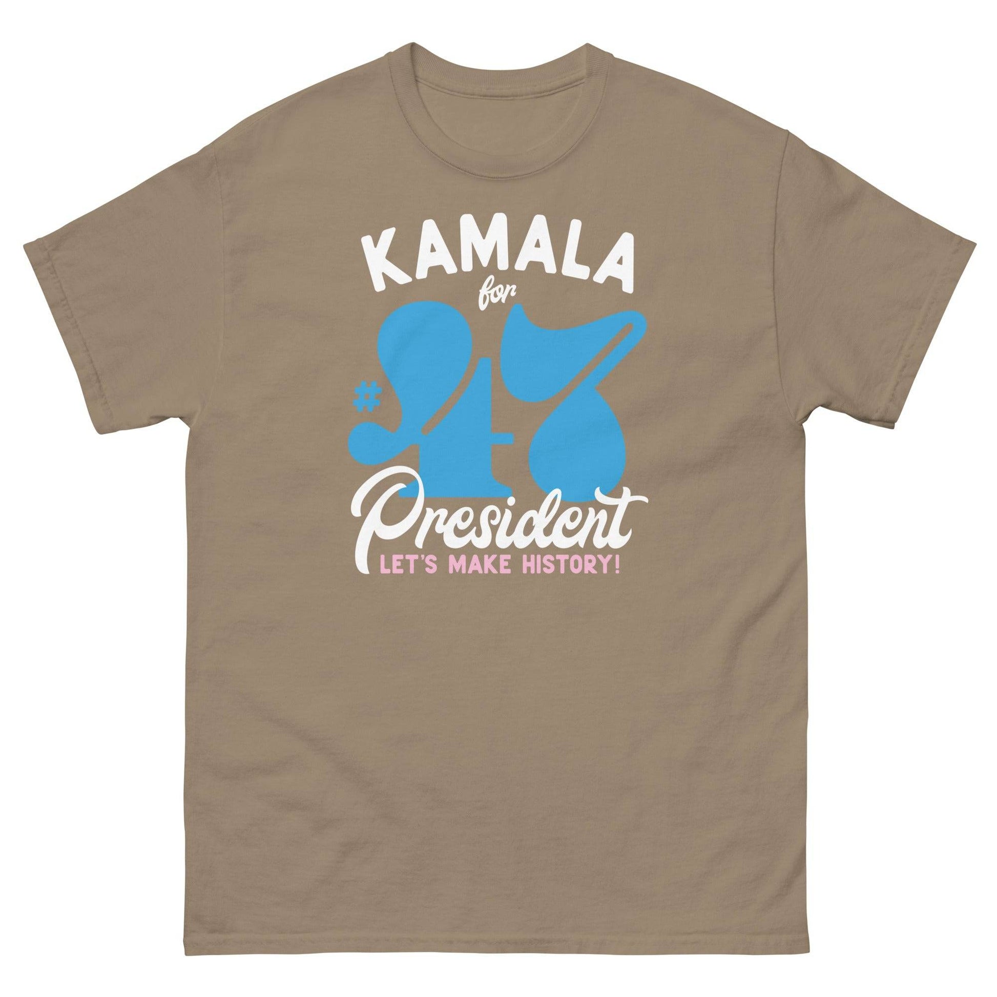 Tan Kamala Harris 47 Supporter T-Shirt