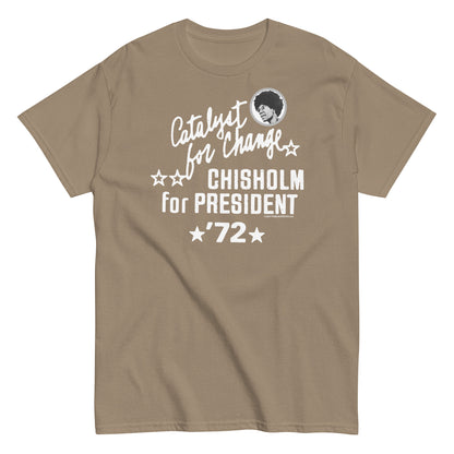 Khaki Shirley Chisholm 1972 campaign t-shirt