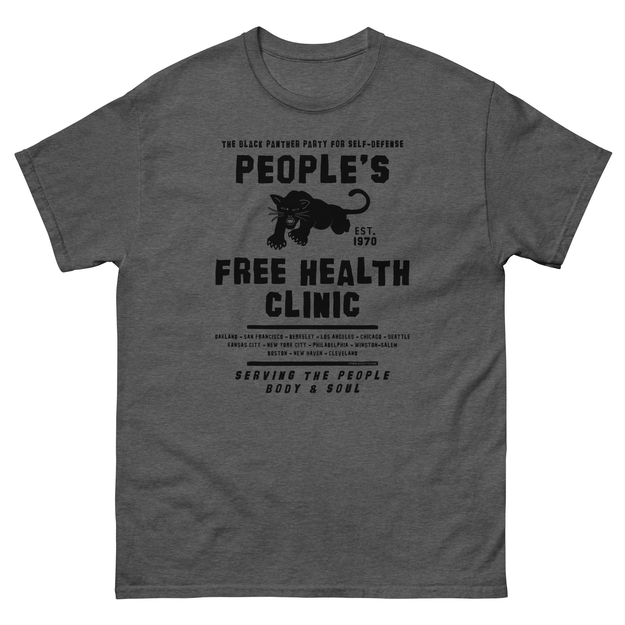 People s Free Health Clinic The Black Panthers T Shirt TheBlackest Co