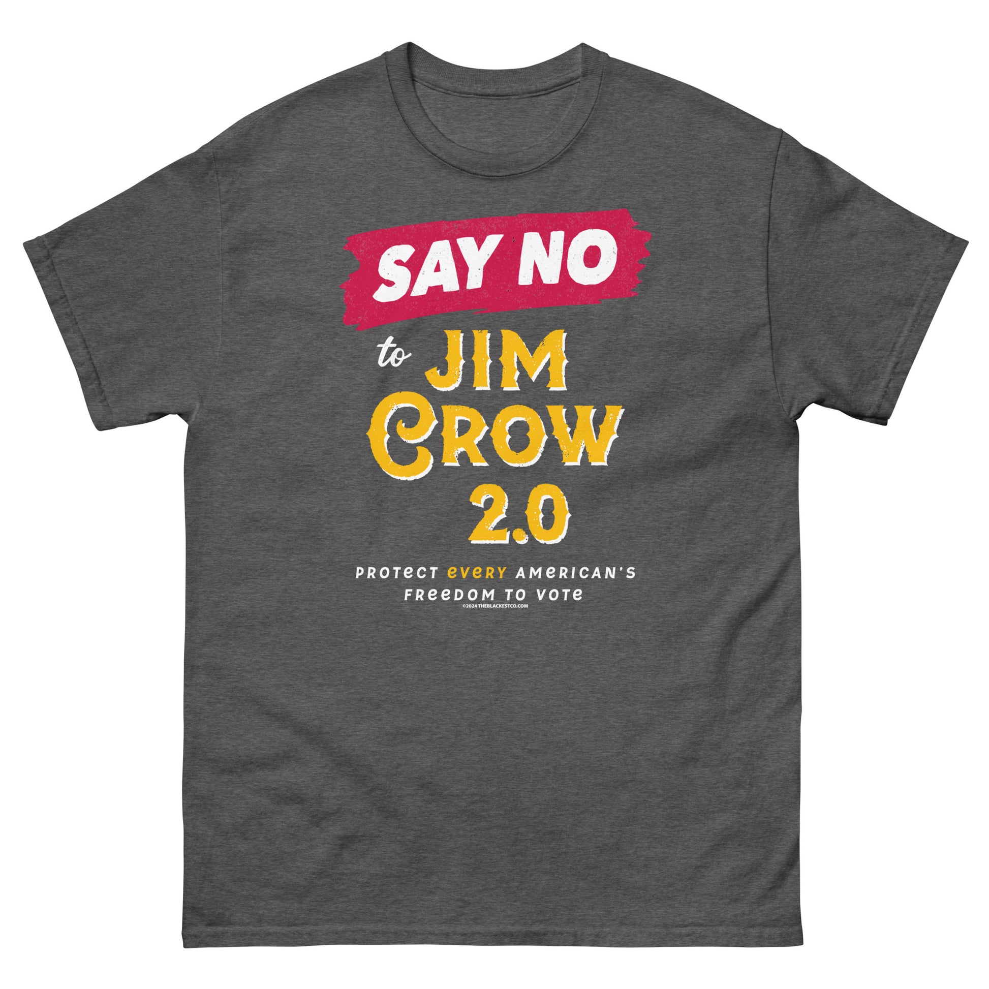 Dark gray Say No To Jim Crow 2.0 T-Shirt