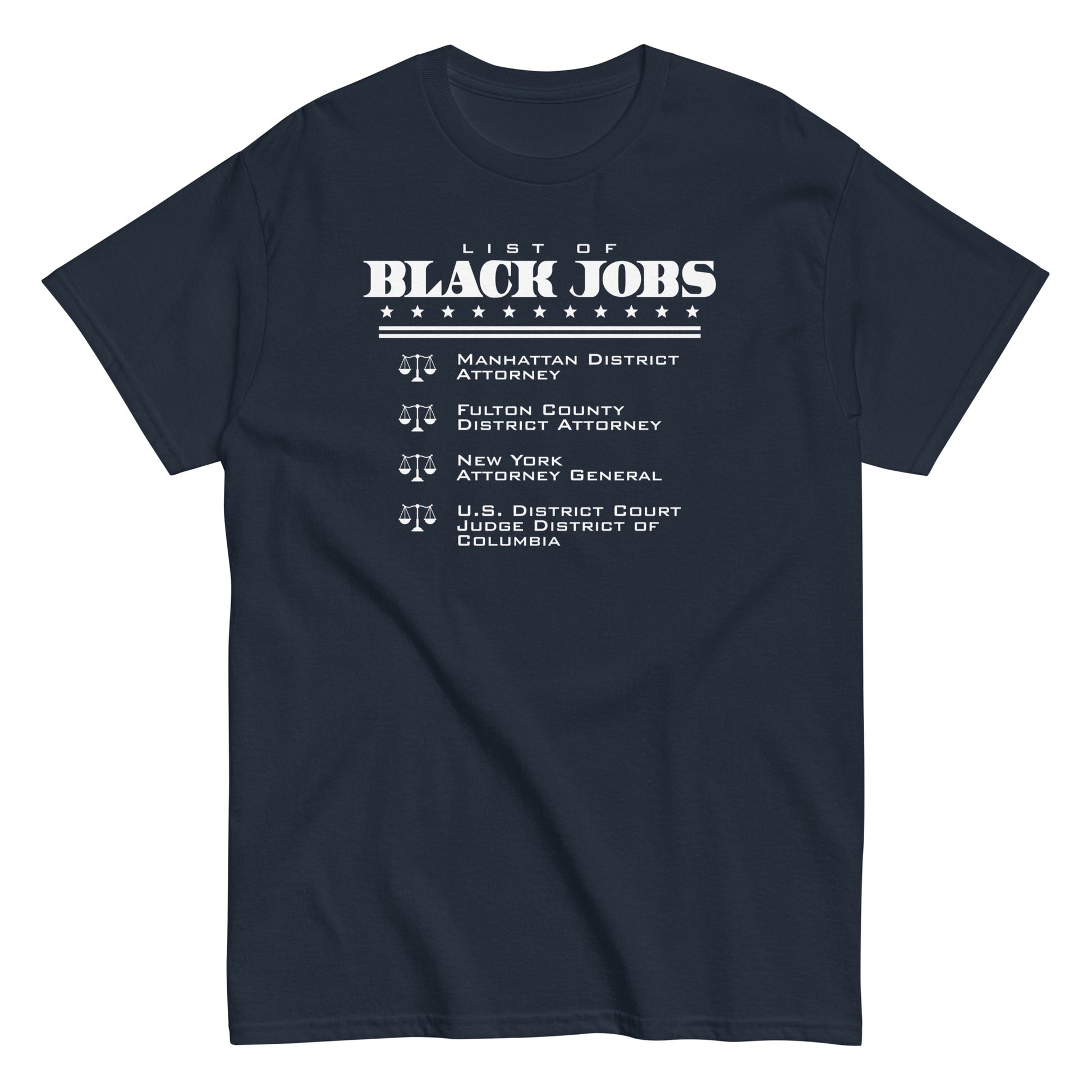 Navy List Of Black Jobs Judicial Edition T-Shirt