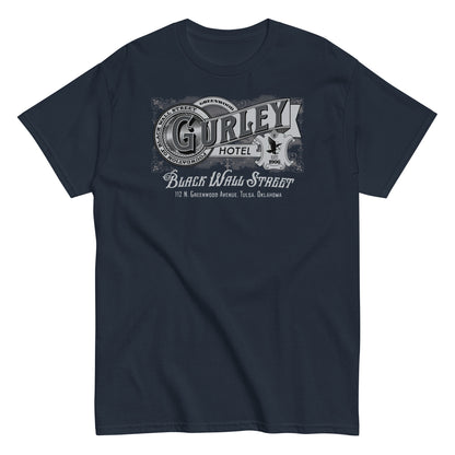Vintage Gurley Hotel black wall street graphic t-shirt