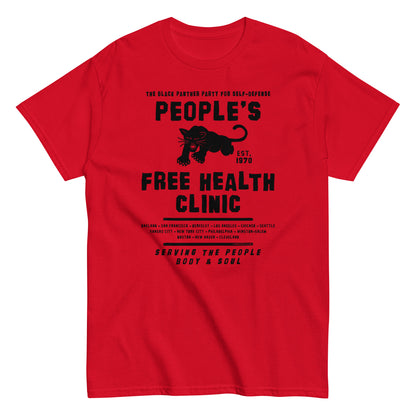 People's Free Health Clinic The Black Panthers T-Shirt