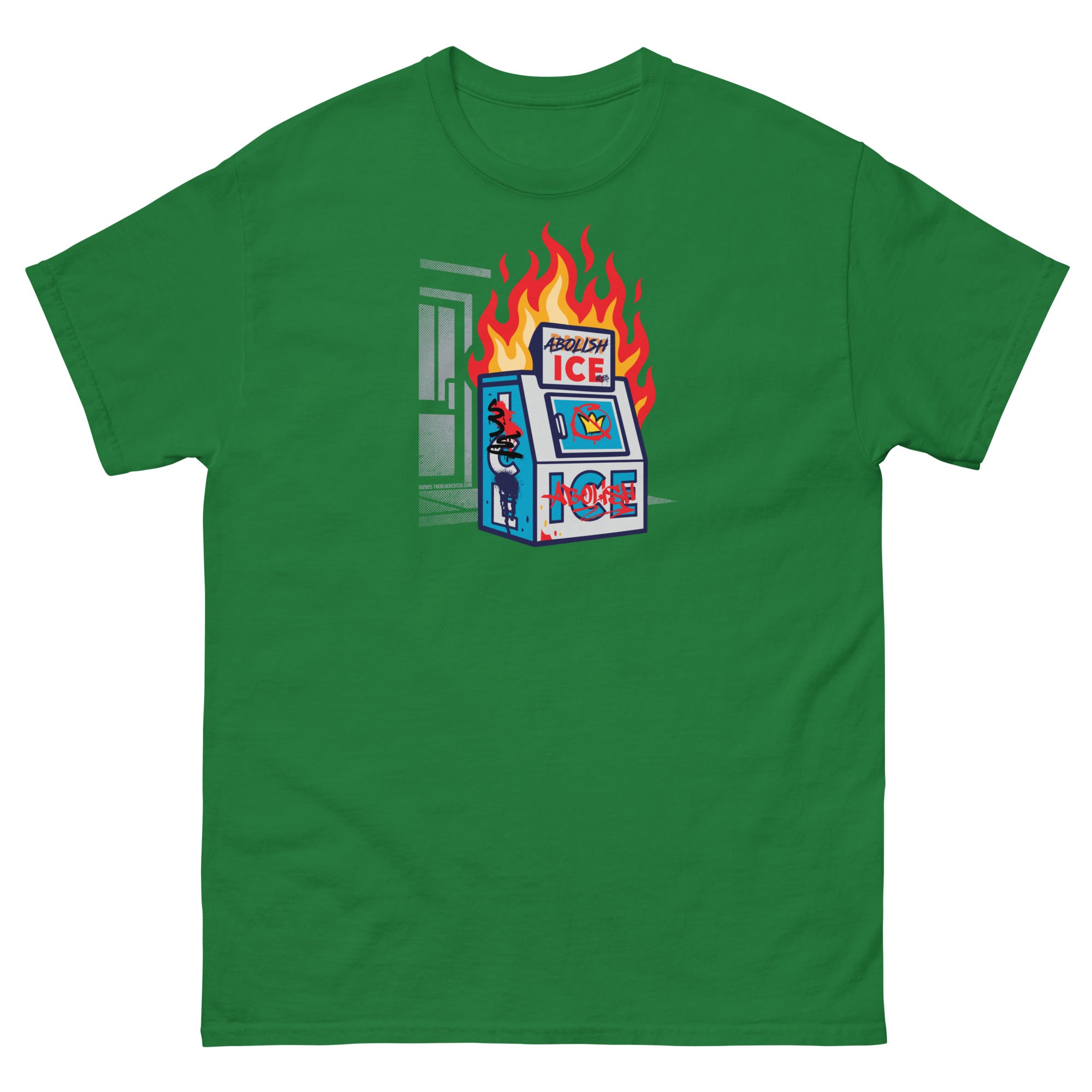 Abolish ICE Statement Staple Unisex T-Shirt | TheBlackest Co.