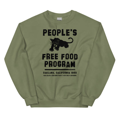 people's free food program sweatshirt