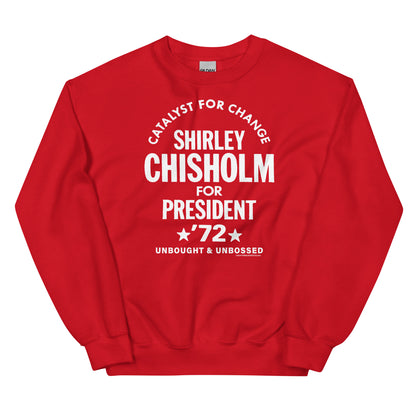 Legacy Red Shirley Chisholm For President 72 Sweatshirt front view