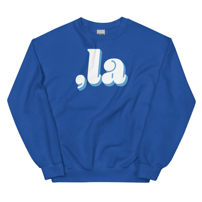 Blue Comma-La Kamala Harris 2024 sweatshirt