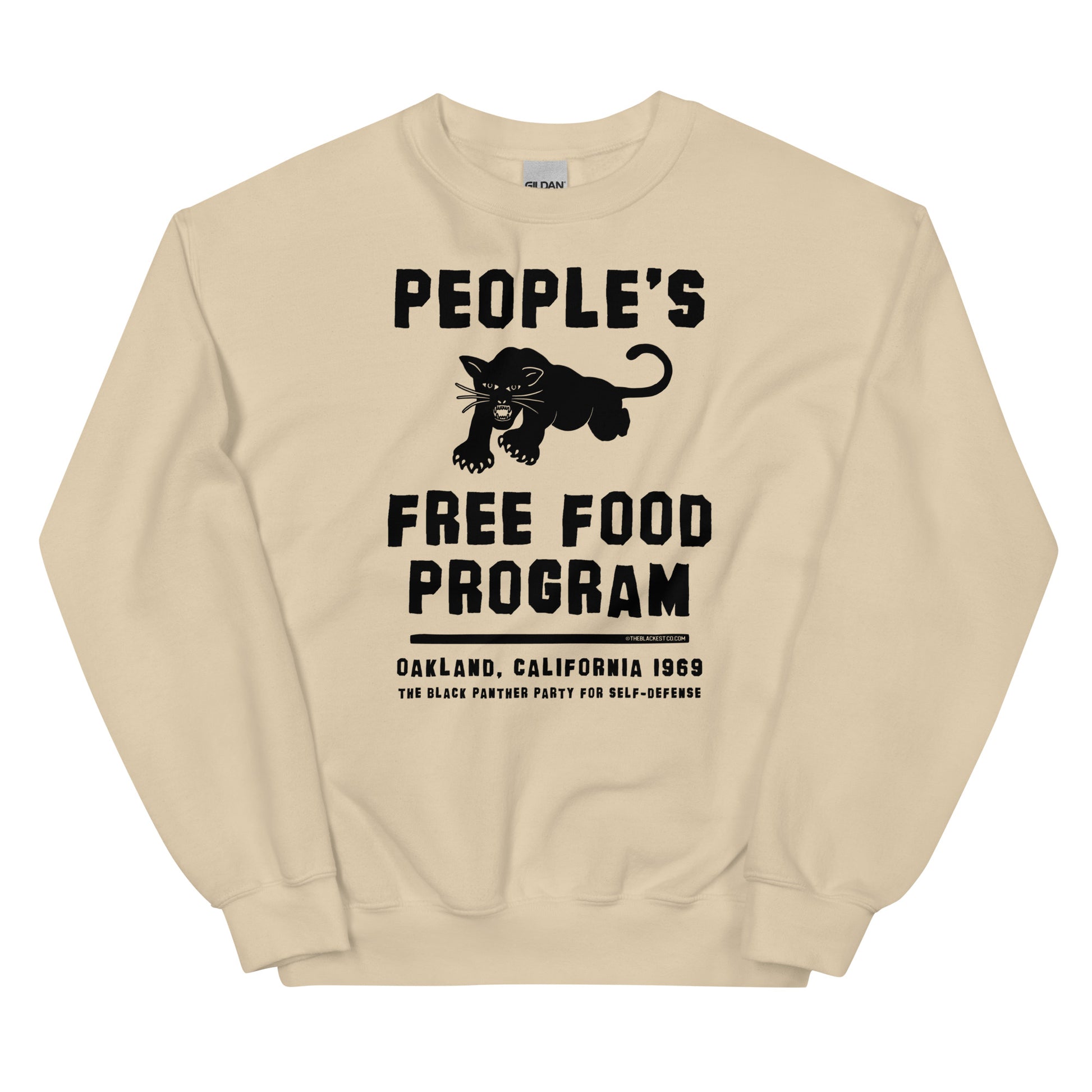 people's free food program sweatshirt