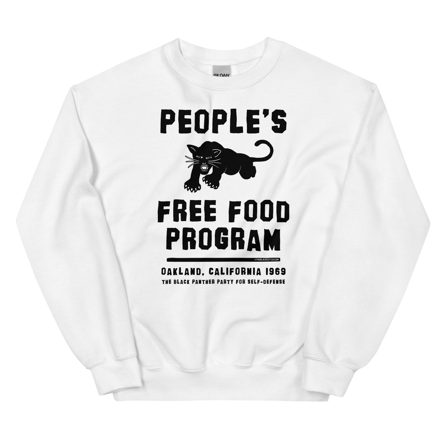 people's free food program sweatshirt