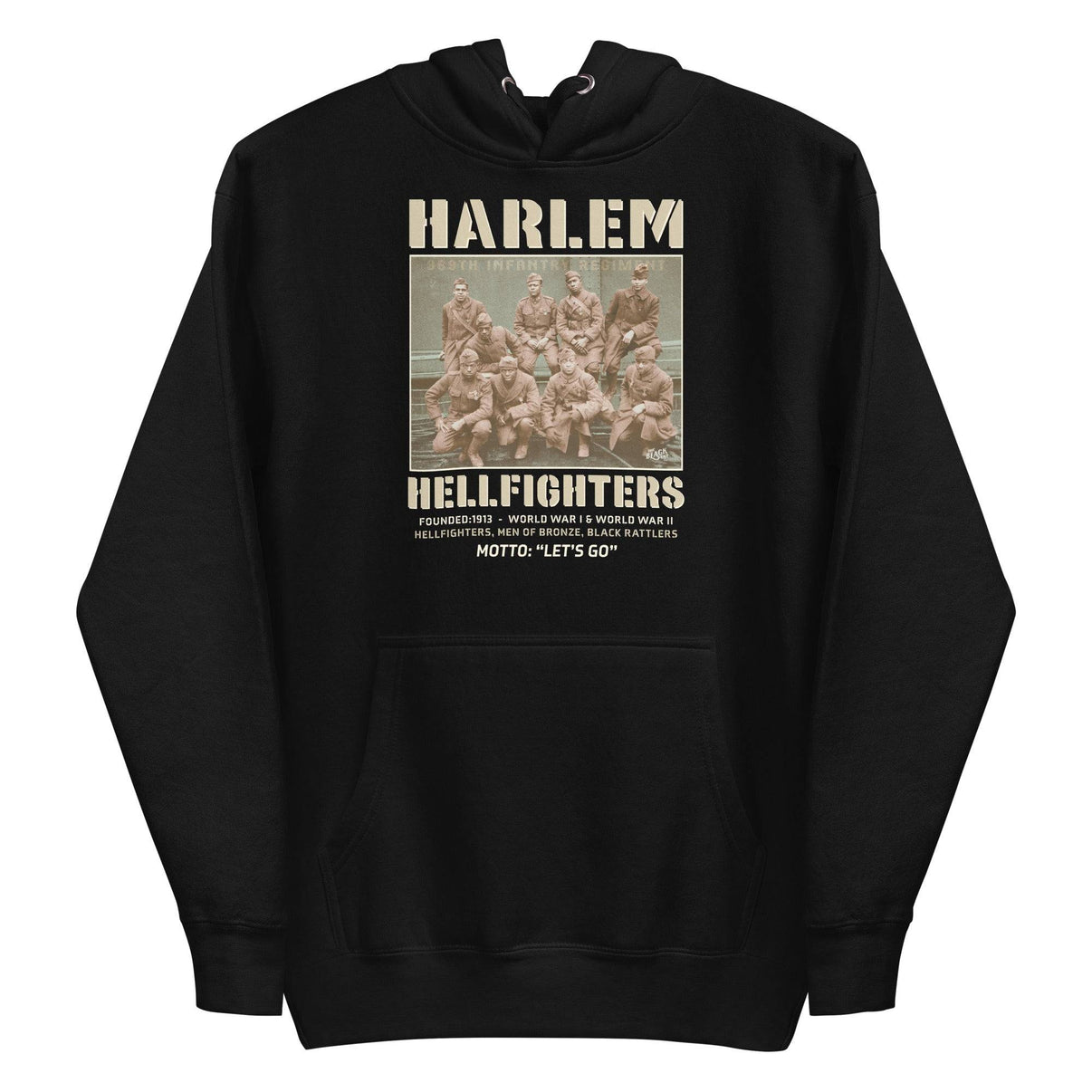 Harlem Hellfighters Celebrate Black Soldiers Premium Hoodie ...