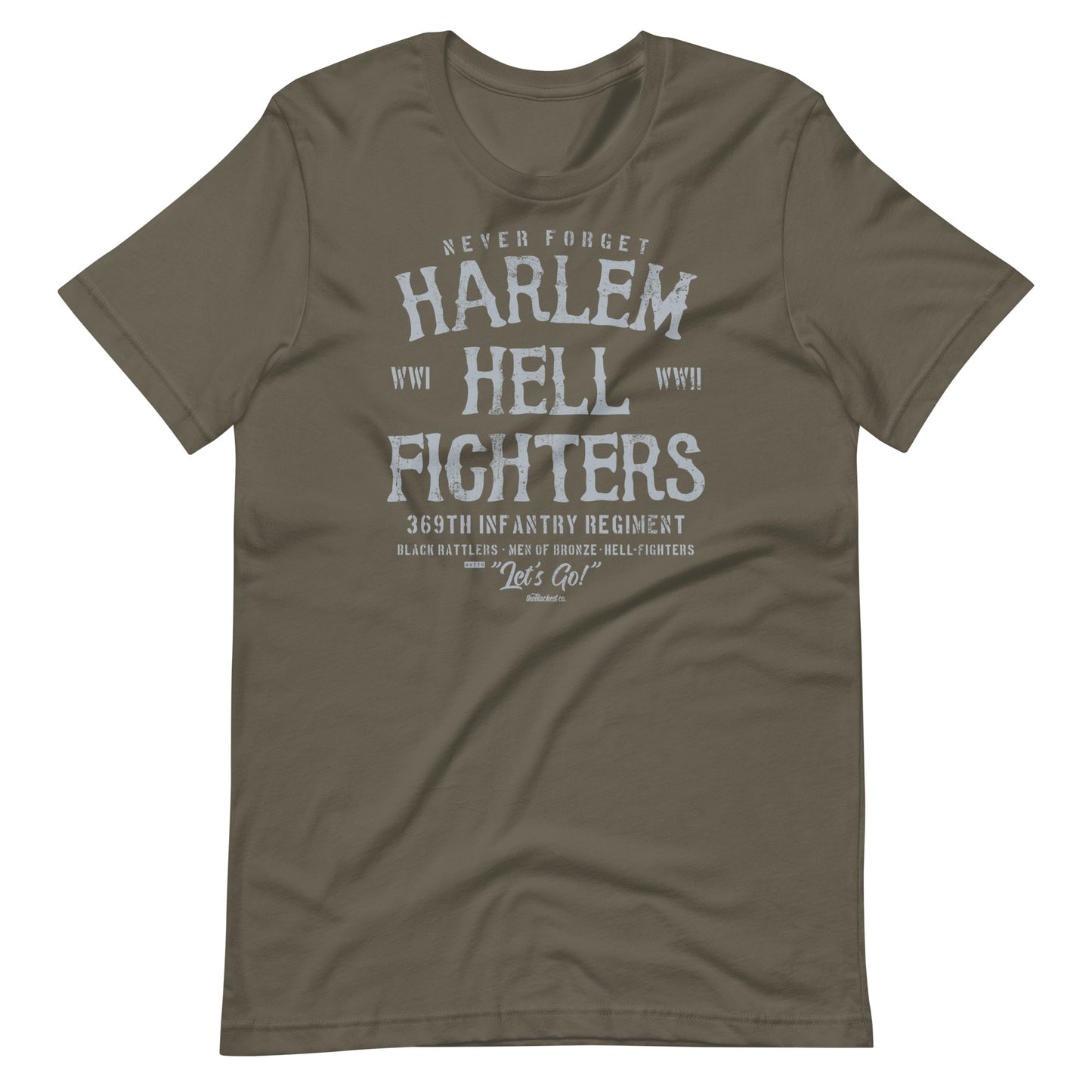 Harlem Hellfighters Black Soldiers World Wars I and II T-Shirt