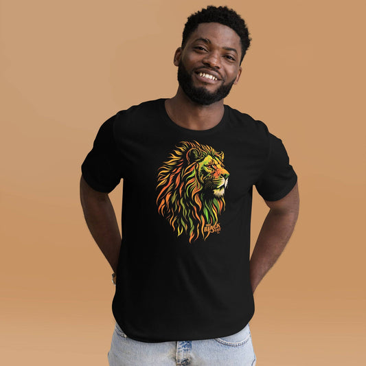 Pan-African Lion Head Unisex T-Shirt