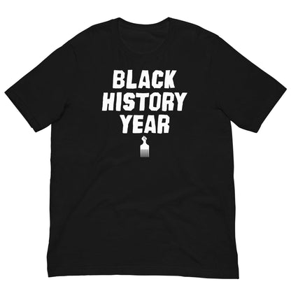 Black History Year T-Shirt in black color.