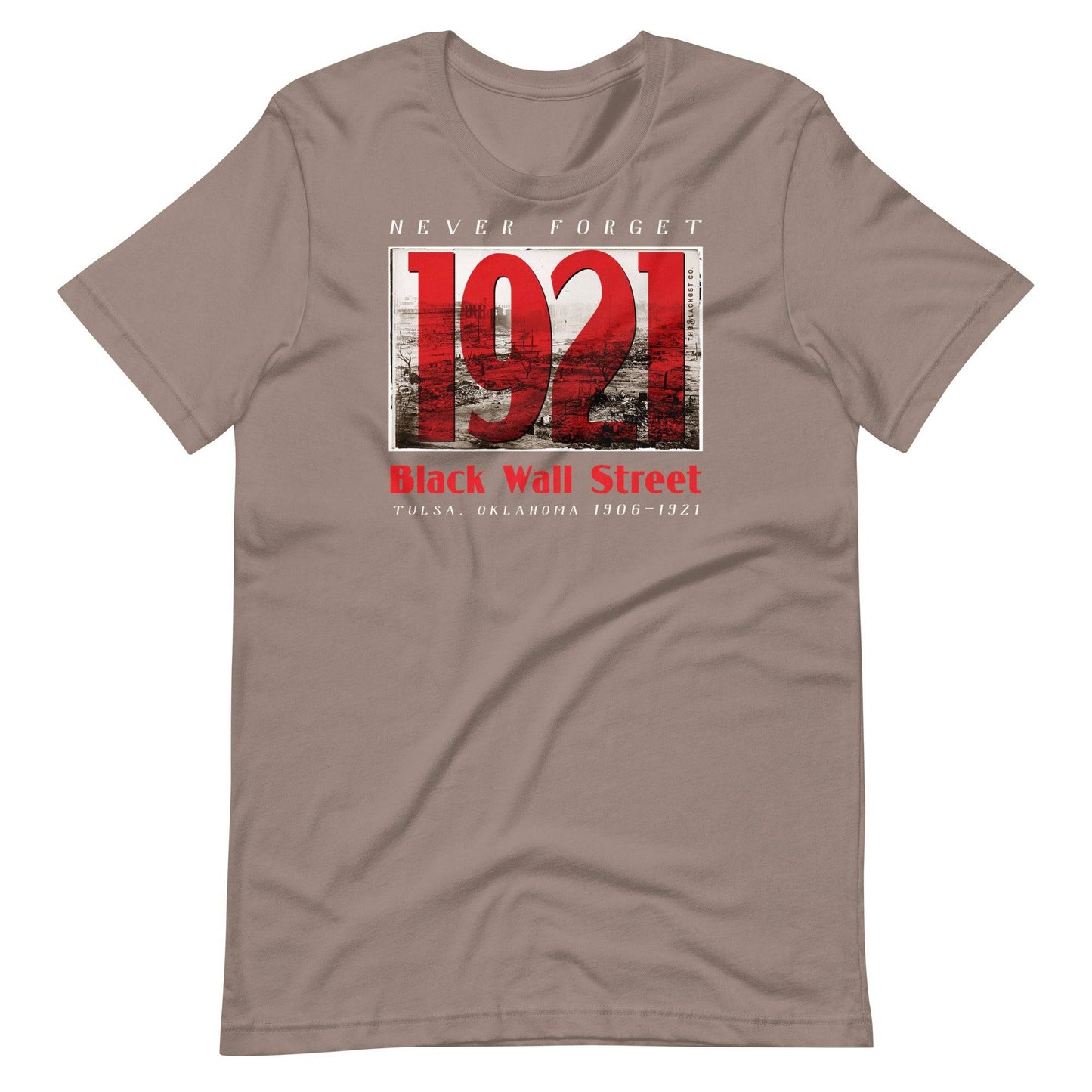 1921 Black Wall Street Red Unisex T-Shirt