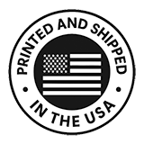 usa printed and shipped icon