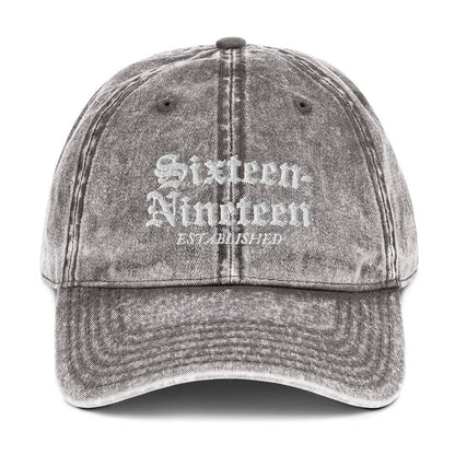 Sixteen-Nineteen Vintage Cotton Twill Cap