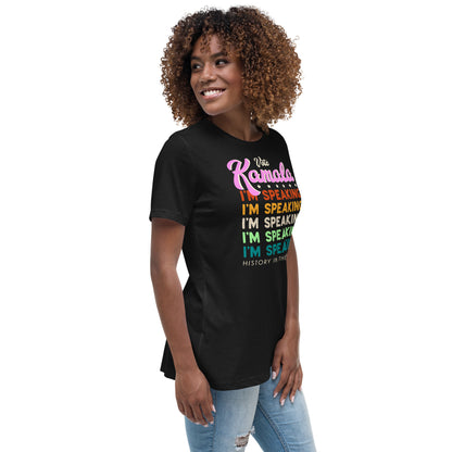 I'm Speaking Harris 2024 Women's Relaxed T-Shirt