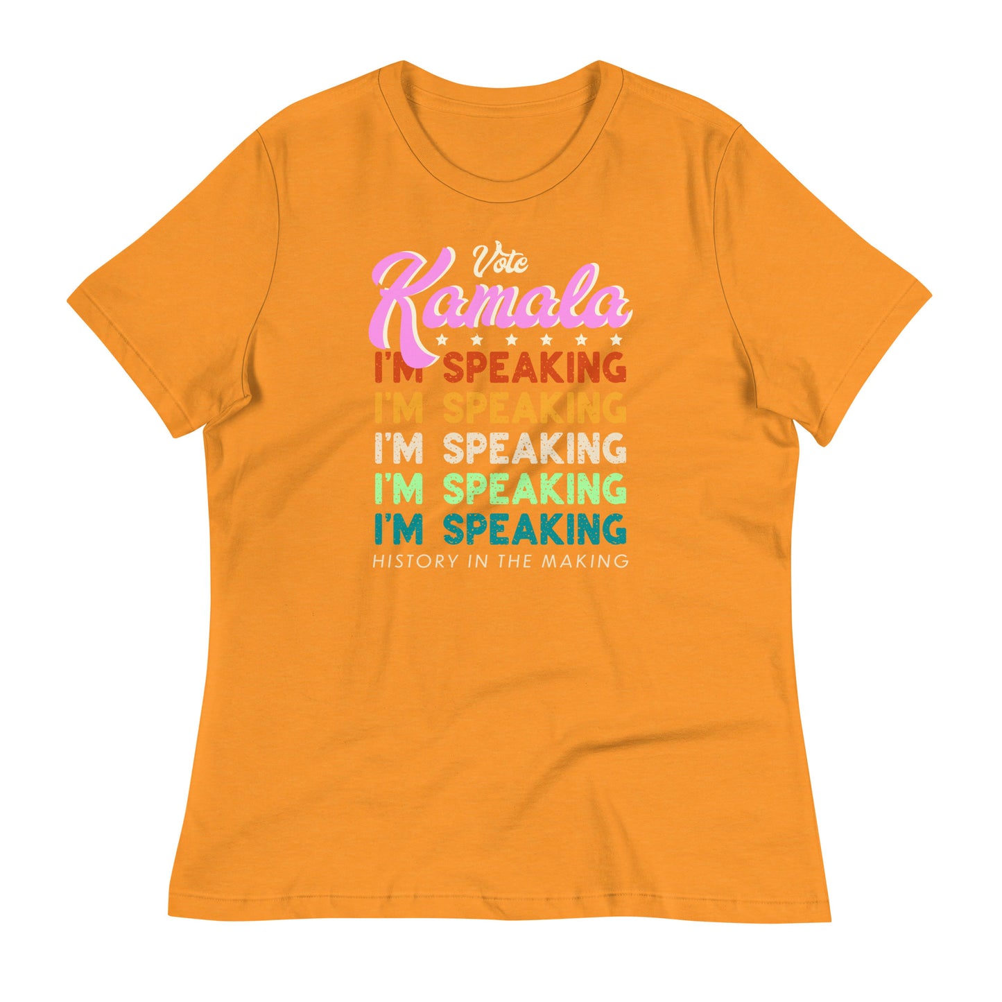 I'm Speaking Harris 2024 Women's Relaxed T-Shirt