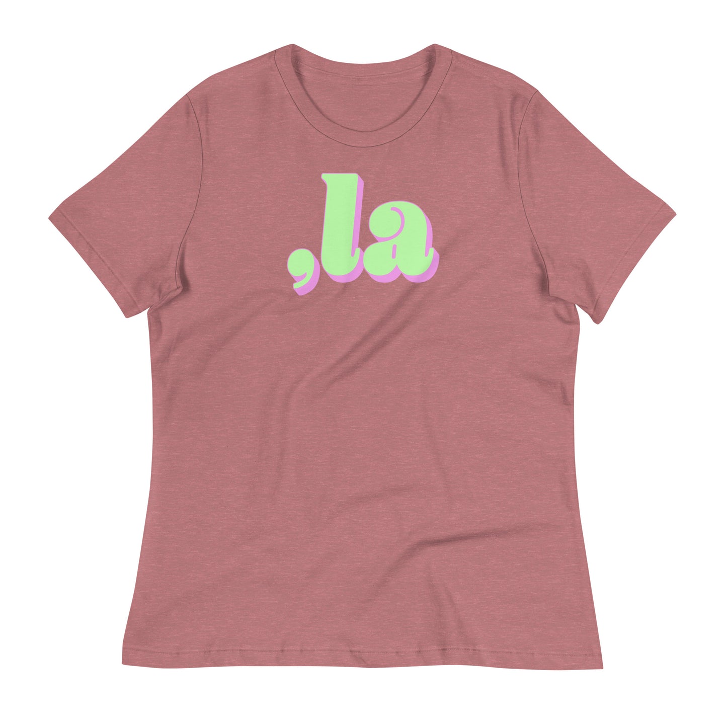 Mauve Comma-La Kamala Harris relaxed t-shirt