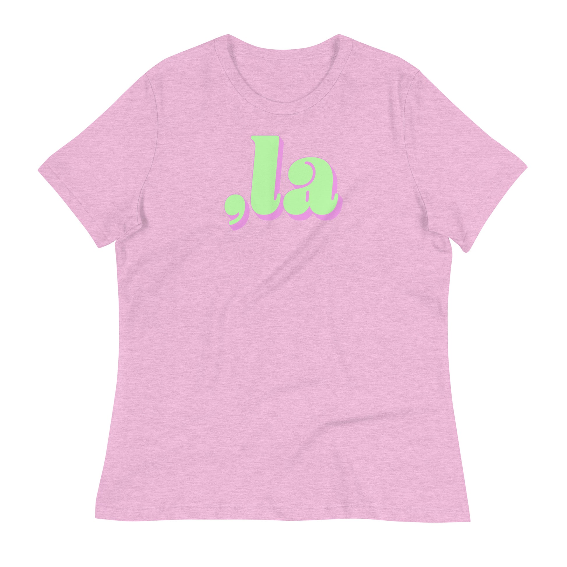 Light pink Comma-La Kamala Harris relaxed t-shirt