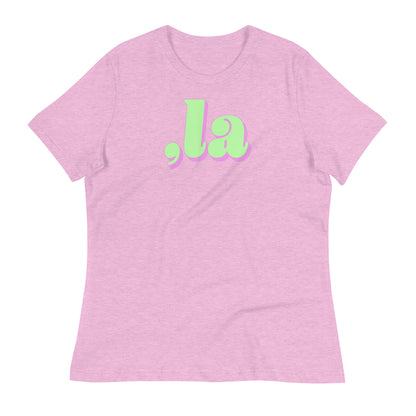 Light pink Comma-La Kamala Harris relaxed t-shirt