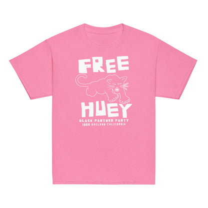 Free Huey Black Panther Party Classic Tee in pink