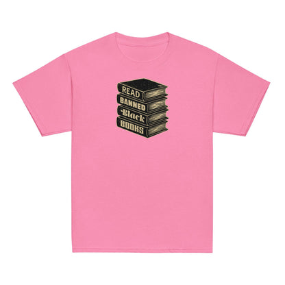 YOUTH Read Banned Black Books tee in pink