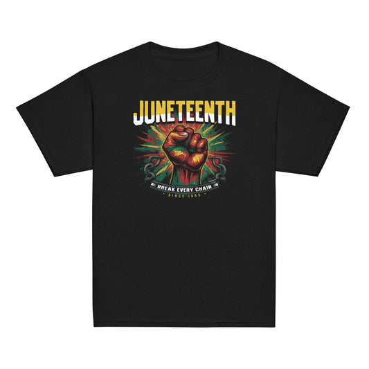 Youth Juneteenth Break Every Chain Classic Unisex Tee