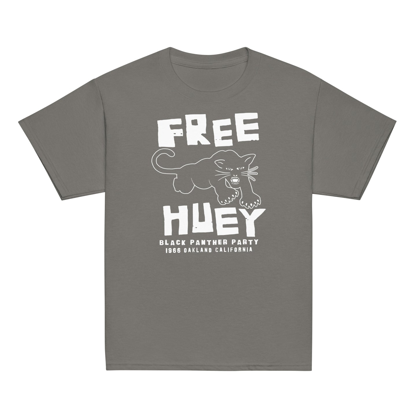 Free Huey Black Panther Party Classic Tee in gray