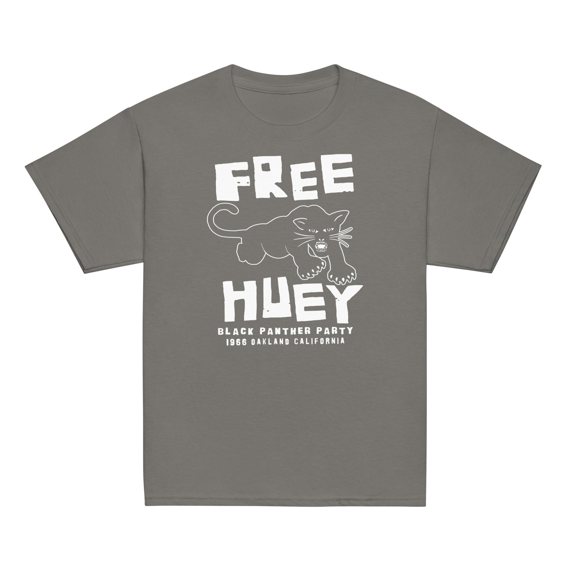Free Huey Black Panther Party Classic Tee in gray